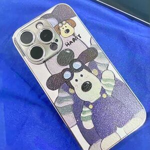 Cartoon Character Phone Case - Black and White